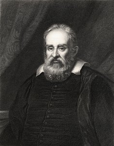 Galileo Galilei uit The Gallery of Portraits, gepubliceerd in 1833 door English School
