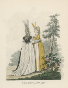 Gallery of Fashion, Londen, 1796 door English School