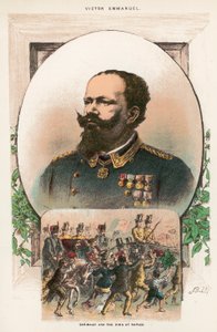 Garibaldi en de koning in Napels door English School