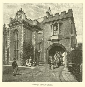 Poort, Lambeth Palace door English School