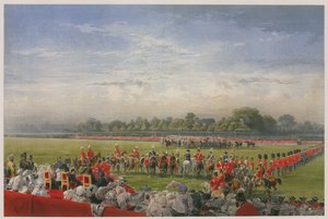 Verzameling in Hyde Park, Londen