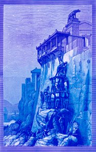 Ganzen van het Capitool, illustratie uit History of Rome door Victor Duruy, gepubliceerd 1884 door English School