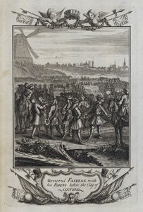 Generaal Fairfax met zijn troepen voor de stad Oxford door English School