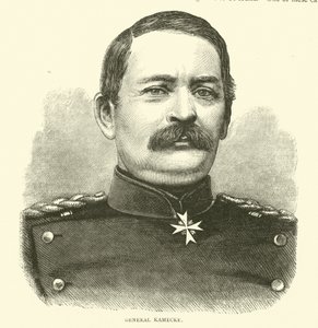 Generaal Kamecke, oktober 1870 door English School