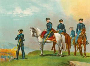 Generaal Taylor bij de Slag om Monterey