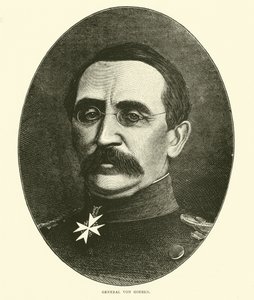 Generaal Von Goeben, oktober 1870 door English School