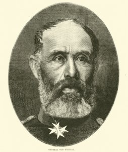 Generaal Von Wittich, oktober 1870 door English School