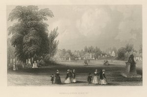 Algemeen overzicht van Kensal Green Cemetery door English School