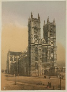 Algemeen overzicht van Westminster Abbey door English School