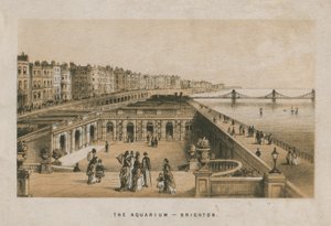 Algemeen uitzicht op het Aquarium in Brighton door English School