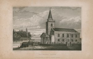 Algemeen beeld van de Battersea kerk door English School