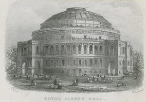 Algemeen overzicht van de Royal Albert Hall door English School