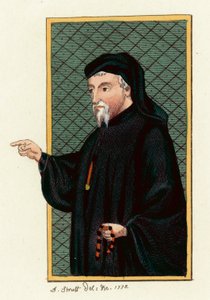 Geoffrey Chaucer door English School