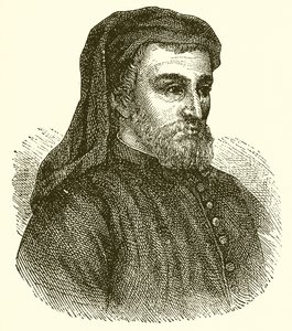 Geoffrey Chaucer door English School