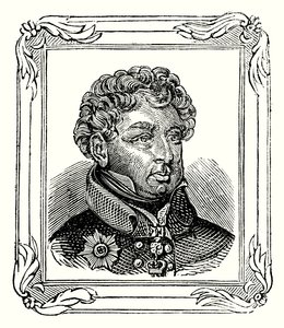 George Augustus Frederick IV, zoon van George III, geboren op 12 augustus 1762; uitgeroepen op 31 januari 1820; en gekroond op 19 juli 1821 door English School