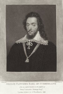 George Clifford Graaf van Cumberland door English School
