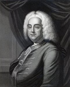 George Frederic Handel, gegraveerd door Thomson door English School