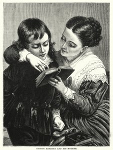 George Herbert en zijn Moeder door English School