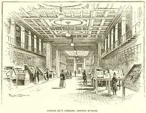 Bibliotheek van George III, British Museum door English School