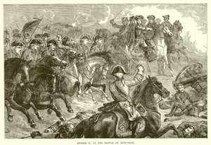 George II bij de Slag bij Dettingen