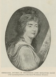 Georgiana, hertogin van Devonshire door English School