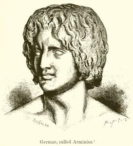 Germaan, genaamd Arminius door English School