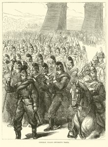 Duitse troepen betreden Parijs, maart 1871 door English School