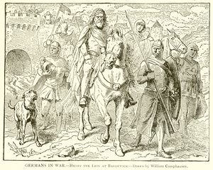 Duitsers in oorlog.--Hendrik de Leeuw bij Bardewick door English School