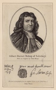 Gilbert Burnet, Bisschop van Salisbury door English School