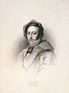 Gioacchino Antonio Rossini (1792-1868) door English School