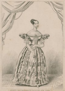 Giulietta Grisi, de beroemde zangeres bij de opera door English School