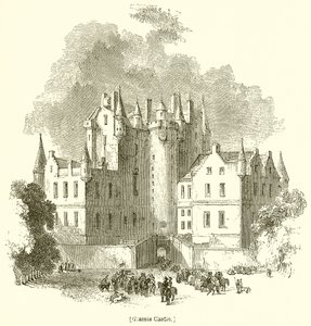Glamis Castle door English School