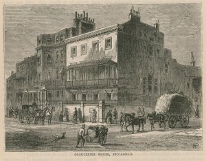Gloucester House, Piccadilly, Londen door English School