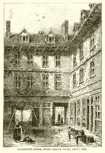 Huis van de Goudsmid, Green Arbour Court, rond 1800