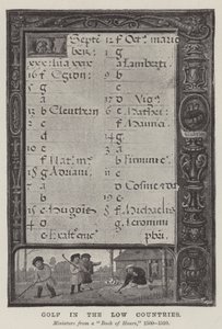 Golf in de Lage Landen (gravure)