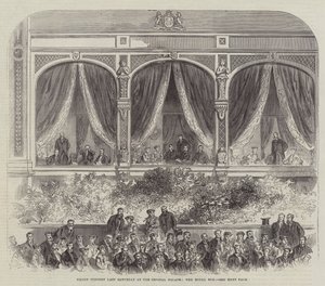 Groot concert afgelopen zaterdag in het Crystal Palace, de koninklijke loge door English School