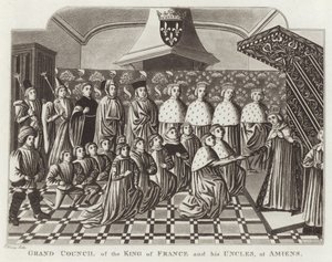 Grote Raad van de Koning van Frankrijk en zijn Ooms, in Amiens door English School