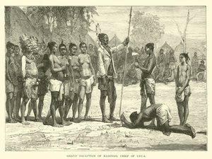 Grote ontvangst van Kasongo, Chief van Urua