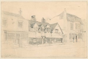 Gravel Pit Alms Huizen, Notting Hill Gate, Londen door English School