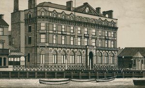 Great Eastern Hotel, Harwich (litho) door English School