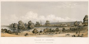 Grote Tentoonstelling, 1851, vanaf de Brug, Hyde Park door English School