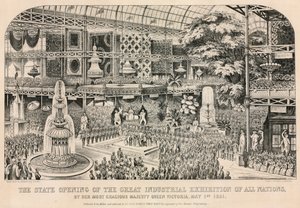 Grote Tentoonstelling, 1851, Opening op 1 mei 1851 door English School