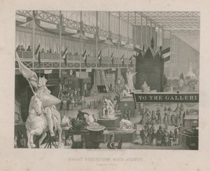 Grote Tentoonstelling, Hoofdlaan, westwaarts kijkend