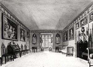 Grote salon van Strawberry Hill door English School