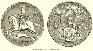 Grote Zegel van Karel II door English School
