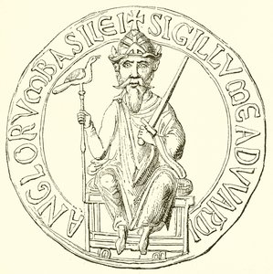 Grote zegel van Eduard de Belijder door English School