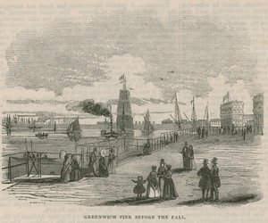 Greenwich Pier voor de val