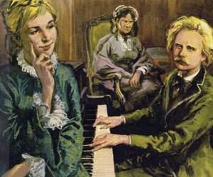 Grieg vierde zijn verloving met Nina Hagerup door I Love Thee te componeren door English School