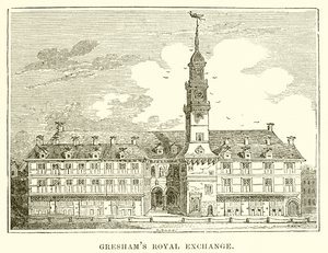 Greshams Royal Exchange door English School