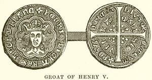 Groat van Hendrik V door English School